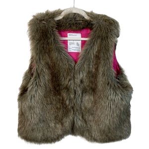 A'EROPOSTALE FAUX FUR VEST XL NWOT